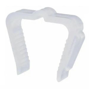 50 Pcs Lumi&egrave;re De No&euml;l Cintre Crochets De 1 5/8 Po Fascia Conseils Clips En Plastique R&eacute;sistant Aux Intemp&eacute;ries Vacances En Plein Air De Lumi&egrave;re Clip - Neuf