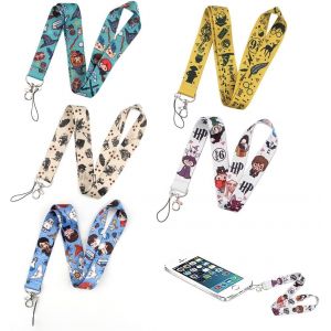 Lot de 5 lani&egrave;res universelles personnalis&eacute;es pour carte de travail, cartes d'acc&egrave;s, porte-badge, multicolore porte badge tour de cou porte carte tour de cou porte carte bus - Neuf