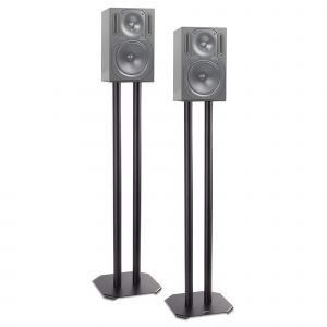 Duronic SPS1022 /80 Paire de Pieds d'Enceintes - 80 cm de Hauteur - Lestable avec du Sable - Cônes pour réduire Vibrations - Compatibilité Universelle Haut-parleurs Hi-FI/Stéréo/Home Cinema 5.1 - Neuf