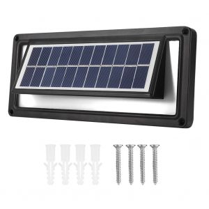 Hjlian Appliques Murales Solaires De Paysage Avec Capteur De Controle Sonore Intelligent, Lampe De Jardin A Energie Solaire - Neuf