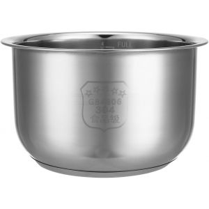 Jexnovashop-Cuve Intérieure En Inox 304 Pour Cuiseur De Riz 2l Avec Échelle Intégrée Pot De Remplacement Polyvalent Pour Cuisine Maison Hôtel - Neuf