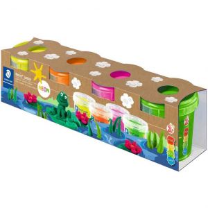 Staedtler Set De P&acirc;te &Agrave; Modeler Noris Junior, Couleurs Fluo - Neuf