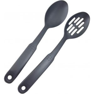 1 Cuillère De Cuisine, 1 Cuillère À Fentes, Ensemble De Cuillères De Cuisine Antiadhésives, Cuillère À Mélanger En Nylon, Cuillère À Pâtisserie De Cuisine, Ustensiles De Cuisine[Aig6121809] - Neuf