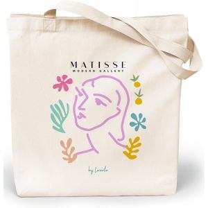 ERSHI-Tote Bag Femme - Sac Cabas Femme Original - Tote Bag Coton 100% Grand Tote Bag 35 x 42 x 8 cm - Sac Fourre Tout Femme en Toi[1 - Neuf