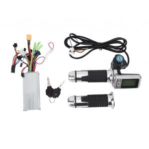 Kit De Conversion Pour Velo Electrique, Moteur Sans Balais 36 V 48 V 500 W, Controleur Et Manette Des Gaz 802 Avec Ecran Lcd - Neuf