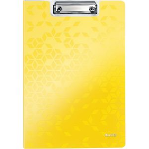 Eryi-41990016 Porte-Bloc A4 Avec Couverture, Polyfoam Léger, Wow, Jaune - Neuf