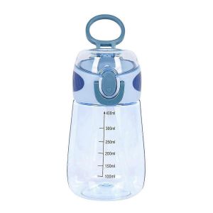 Bouteille D'eau De 400 Ml Avec Bouteille &Agrave; Boire En Paille Pour Les Tout-Petits Avec Poign&eacute;e &Agrave; Large Ouverture &Eacute;tanche Mignonne S - Neuf