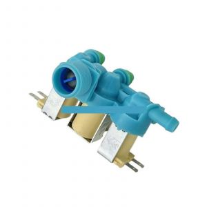 Elektrisches Wassereinlass-Magnetventil DC62-00266E f&uuml;r Samsung Waschmaschinen XQB140-D88S XQB160-D99I/SC, Ersatzteil - Neuf