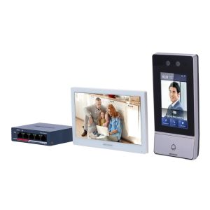 Kit de Vid&eacute;ophone IP Hikvision 2MP WiFi PoE IP65 - DS-KIS902-S - Neuf