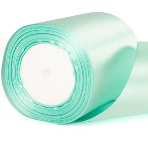 Ruban De Satin Bleu Sarcelle De 10 Cm De Large,Ruban &Eacute;pais Pour Emballage Cadeau,Bouquet Artisanal,D&eacute;coration De Noeud De Voiture De Mariage,Emballage Cadeau - Neuf