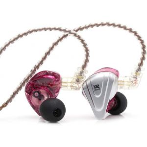 CHECARZHN--NO1-Kz Zsx 5Ba + 1Dd Écouteurs Hifi Intra-Auriculaires Hybrides À 6 Pilotes Avec Plaque En Alliage De Zinc, Câble Détachable De 0,75 Mm À 2 Pin - Neuf