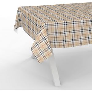 Ulteronixshop-Nappe En Toile Cir&eacute;e - Lavable - Nappe De Jardin - Imperm&eacute;able - Bord Coup&eacute; - &Eacute;cosse - 220 X 140 Cm - Neuf