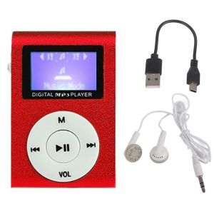 Lecteur MP3 Portable Rose Avec Écouteurs Et Écran Compact YONIS - Neuf