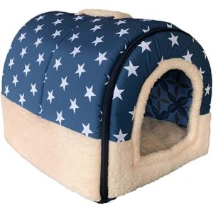 Nouveau,Maison Pour Chien Igloo Appropriée,Lit Igloo Pour Chat Portable Avec Coussin Amovible,Lit Igloo Pour Chien Confortable 2 En 1 - Neuf