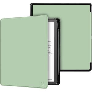 GUOP-Étui Pour Kindle Scribe 2024/2022 10.2 Pouces - [Rangement De Stylet] Étui Ultra-Fin,Housse Avec Fonction Veille/Réveil Automatique,Vert Agave - Neuf