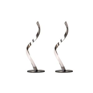 Lot De 2 Lampes De Table Led Spirales Usb Pour La Lecture Et L'utilisation Au Bureau - Neuf