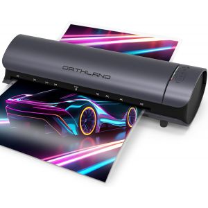 JEXNOVASHOP-Plastifieuse A3, Machine &agrave; Plastifier avec 30 Pochettes Plastification pour A3 A4 A5 A6, 9 in 1 Plastifieuse Thermique et Froid avec Papier Massicot et Arrondisseur pour &Eacute;cole Bureau Fami - Neuf