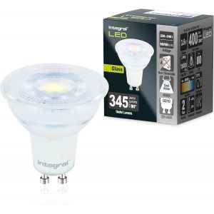 Ampoule Led Gu10 10 Pack Blanc Froid 4000k, 400lm, 3,6 W (Équivalent À 50 W) Non Dimmable - Efficace En Énergie Et Idéale Pour Les Spots Et Projecteurs Dans Les Salles De Bains - Neuf