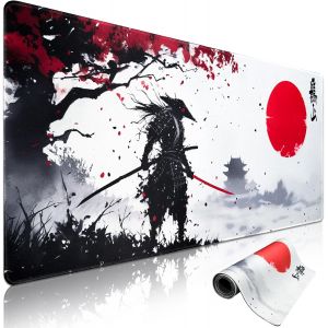 NSIECD-Tapis de Souris de Jeu Japonais XXL 900x400mm Tapis de Bureau Gaming Bords Cousus pour Bureau/Maison Précision et Rapidité - Neuf