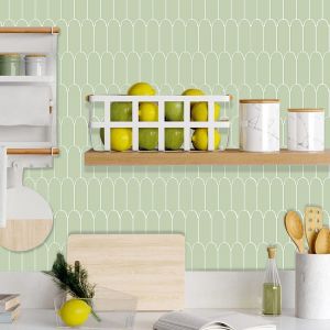 Stickers muraux imperm&eacute;ables et amovibles pour carrelage, pour la d&eacute;coration des murs de la cuisine et de la salle de bain - Neuf