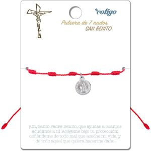 Eryi-Bracelet 7 N?Uds Rouges Avec Sainte Ou Vierge En Acier Inoxydable - Amulettes De La Chance Et Protection - Bracelet Mauvais ?Il Pour Les Couples Et L'amitié - Bijoux Réglable En Fil Rouge - Neuf