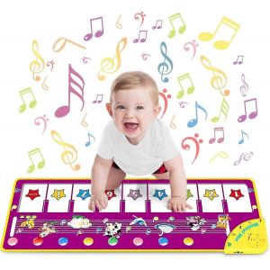 Tapis de danse pour jouets pour bébés,Cadeaux pour enfants pour filles garçons,Jouets pour enfants en bas âge,Musique de tapis de piano - Neuf