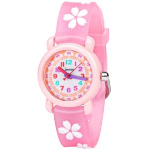 Jgd-Montre Enfant,Montre-Bracelet &Eacute;tanche Pour Enfant Mouvement &Agrave; Quartz,Conception De Dessin Anim&eacute; 3d,Montre Enfant Num&eacute;rique Pour 3 Ans &Agrave; 11 Ans Fille - Neuf