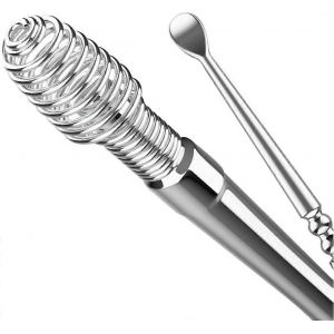 Kit Dlimination Du Crumen En Spirale Kit De Nettoyage Doreille Nettoyeur Doreille Linaire Outil Dlimination Du Crumen Nettoyeur Doreille En Mtal - Neuf