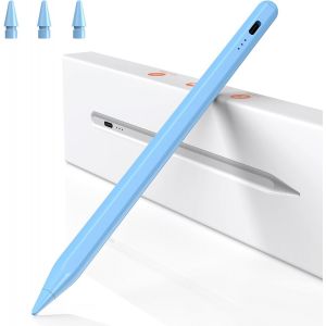 Eryi-Stylet Compatible Avec Ipad 2018-2025, Stylet Magnétique Haute Précision, Recharge Rapide 15 Min, Rejet De Paume, Sensibilité À L'inclinaison, Pour Ipad Pro/Air/Mini/6-11 Génération - Bleu - Neuf
