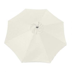 Pare-soleil d'extérieur en polyester à 8 nervures,grille de de surface parapluie,étanche à la pluie, - Type WHITE-3M8Ribs - Neuf