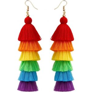 Kalhx-Boucles D'oreilles Arc-En-Ciel Lgbt Gay Lesbian Pride Boucles D'oreilles Unisexe Hommes Femmes Boucles D'oreilles Lesbian Gay Pride Accessory Cadeaux - Neuf