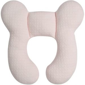 Appuie-Tête Pour Bébé Adapté Aux Nouveau-Nés (Rose), Coussin De Voyage En Coton Doux Pour Bébé Adapté Aux Sièges Auto Et Aux Poussettes - Neuf