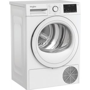 Whirlpool CWSD83MWWSFR s&egrave;che-linge Pose libre chargement frontal 8 kg Blanc - Neuf