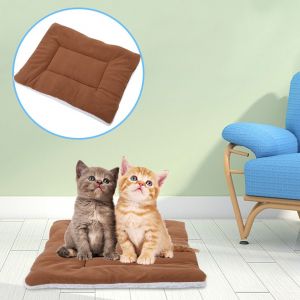 Hjlian Tapis Chaud Pour Chien, Couverture De Niche, Coussin D'interieur Lavable Pour Animal De Compagnie (L) - Neuf