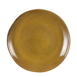 Mica Decorations Tabo Assiette De Diner - &Oslash;26,5 Cm - Ocre - Neuf