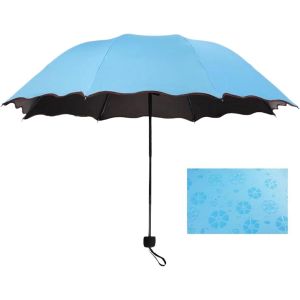 Parapluie Portable, Parapluie Coupe-Vent &Agrave; 8 Nervures, Parapluie Pliant R&eacute;sistant Au Vent, Parapluies Pliants, Petit Parapluie Portable Compact, Parapluie De Voyage Pour Hommes Femmes - Neuf