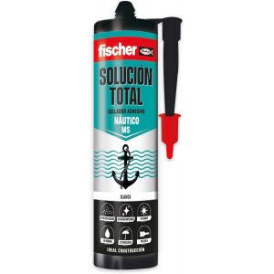Solution totale nautique|Colle forte pour environnements humides|Adh&eacute;sif &eacute;lastique pour construction et nautique|R&eacute;sistant &agrave; l'eau et peint|290 ml|Blanc - Neuf