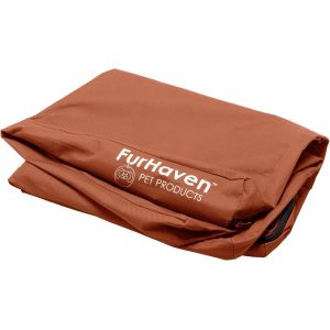 Housse De Rechange Imperméable Pour Lit De Chien Avec Logo Imprimé Pour Intérieur Et Extérieur Châtaigne, Taille L - Neuf