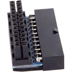 Adaptateur D'Alimentation Atx 24 Broches Femelle Vers 24 Broches Mâle 90 Degrés Carte Mère Pour Pc De Bureau - Neuf