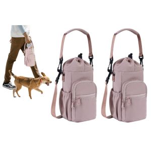 Lot De 2 Porte-Bouteilles R&eacute;glables Pour Gobelets De 20 &Agrave; 40 Oz, Avec Sangle Et Poches. - Neuf