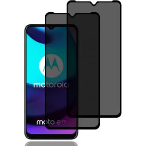 Verre Tremp&eacute; Anti-Espion Pour Motorola Moto E20 [2 Pi&egrave;ces],Protection D'&Eacute;cran Anti-Espion,Protecteur D'&Eacute;cran De Confidentialit&eacute;,9H Duret&eacute;,Anti-Rayures,Privacy Protecteur &Eacute;cran Pour Motorola Moto E20 - Neuf