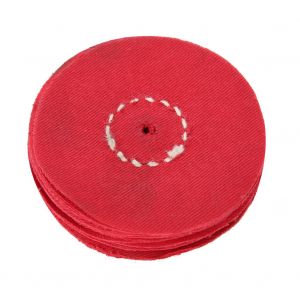 Outil De Meulage De Bijoux, Polissage, Sculpture Sur Bois, Cire, Tissu En Coton, Roue De Polissage (Rouge) - Neuf