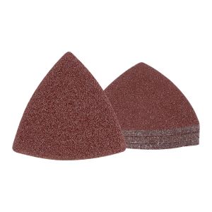 15 Feuilles De Papier De Verre Pour Ponceuse À Souris - [ 40 Grains, 3-1/8"" ] Feuilles Ponçage Triangulaires À Fixation Magique Assorties | Papier De Verre À L'oxyde D'aluminium - Neuf