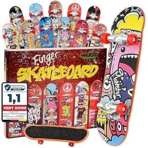 Magicat Mini Skateboards &iquest; 12 Planches &agrave; Doigts styl&eacute;es, Jouet, Skateboard pour f&ecirc;te I Jeu de Planche pour gar&ccedil;ons et Filles I Petit - Neuf