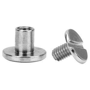 Lot de 30 rivets tubulaires en laiton et cuir de 5 mm/6 mm/8 mm (n¡ã 9) - Neuf