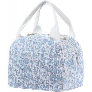 Sac Isotherme Repas Femme U2013 Bo&icirc;te &Agrave; D&eacute;jeuner Avec Bandouli&egrave;re R&eacute;glable | Sac Isotherme &Eacute;tanche Et R&eacute;sistant &Agrave; L'Huile Pour Le Travail, L'&Eacute;cole, Les Pique-Niques Et Les. (Bleu) - Neuf