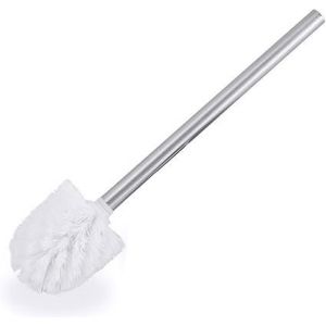 (1pc Seulement) Brosse Des Toilettes Avec Au Long De La Non-Dérapant Poignée En Métal Et En Plastique Durable Poils Nettoyage En Profondeur De Brosses De Toilette Idéal Pour La Salle De Bains - Neuf