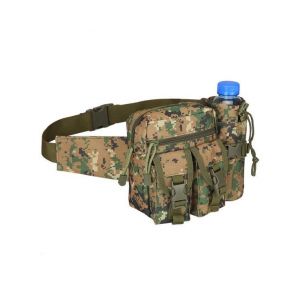 Sac banane tactique pour homme ¿ Sac banane léger avec plusieurs poches pour les aventures en plein air et le quotidien - Neuf