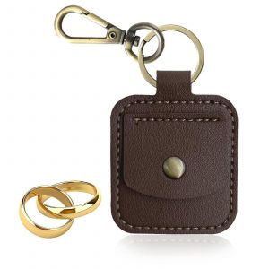 Cuir de support de la Bague de Voyage Sac de Voyage, Compact Organisateur de Bijoux pour les Femmes et les Hommes, Durable et &Eacute;l&eacute;gant, Conception - Neuf