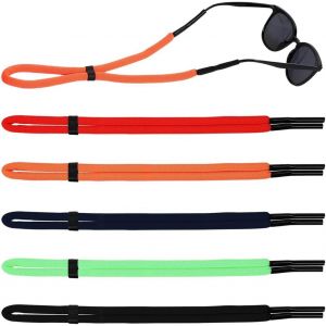 5 Pièces 34cm Sangle De Lunettes Flottant, Sangle De Lunettes Porte-Lunettes De Soleil Anti-Perte Sangles De Lunettes Pour Sports Nautiques Canotage Kayak Surf Hommes Femmes - Neuf